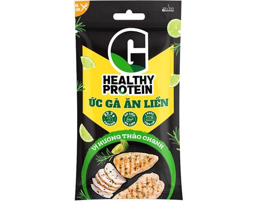 Ức Gà Ăn Liền Vị Hương Thảo Chanh G Healthy Protein 100g Feddy