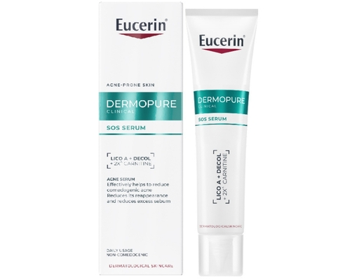 Tinh Chất Dưỡng Cho Da Mụn Dermopure Clinical SOS Serum 40ml Eucerin