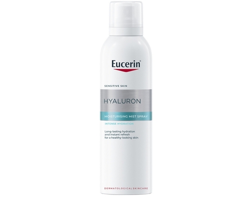 Xịt Dưỡng Ẩm Cho Da Nhạy Cảm Hyaluron Moisturizing Mist Spray 150ml Eucerin