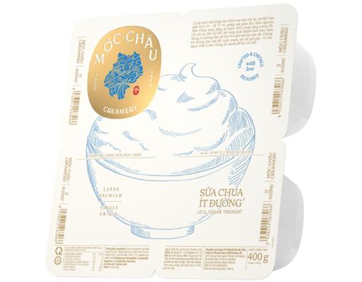 Lốc 4 Hộp Sữa Chua Ít Đường Creamery 100g Mộc Châu