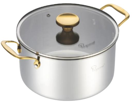 Nồi Inox Aureon Có Nắp 24cm La Gourmet