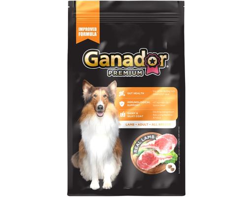Thức Ăn Dạng Hạt Cho Chó Trưởng Thành Vị Cừu, Da Lông Bóng Mượt 1.5kg Ganador Premium