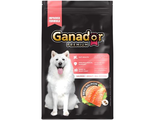 Thức Ăn Dạng Hạt Cho Chó Trưởng Thành Vị Cá Hồi, Tăng Cường Miễn Dịch 3kg Ganador Premium