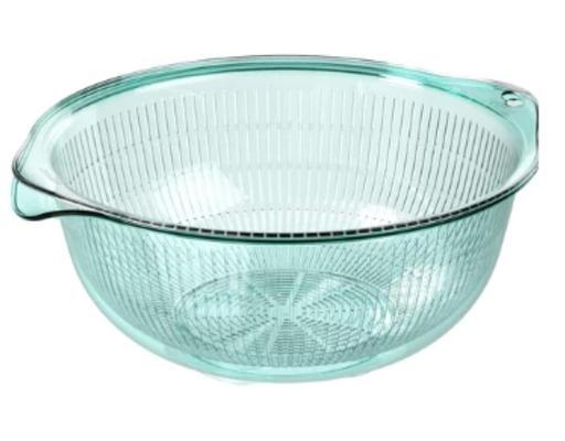 Bộ Thau Rổ Nhựa Trong 2T8 31x28x12.5cm Duy Tân