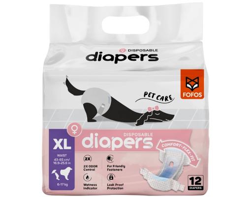 Tã Lót Cho Chó Giống Cái Size XL 12 Miếng FOFOS