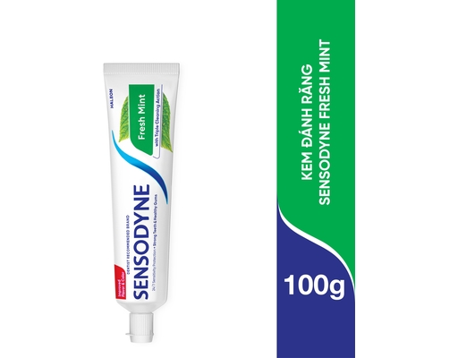 Kem Đánh Răng Hương Bạc Hà The Mát Fresh Mint 100g Sensodyne