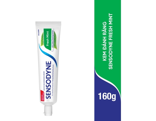 Kem Đánh Răng Hương Bạc Hà The Mát Fresh Mint 160g Sensodyne