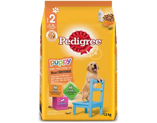 Thức Ăn Cho Chó Con 3-18 Tháng Vị Gà, Trứng & Sữa - 1.3kg Pedigree