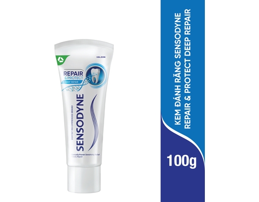 Kem Đánh Răng Phục Hồi & Bảo Vệ Răng Ê Buốt Repair & Protect Original 100g Sensodyne