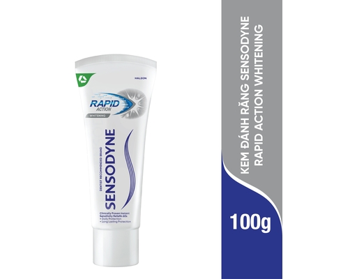 Kem Đánh Răng Giảm Ê Buốt Và Làm Trắng Rapid Action Whitening 100g Sensodyne
