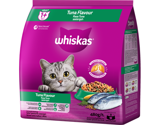 Thức Ăn Cho Mèo Lớn Vị Cá Ngừ 480g Whiskas