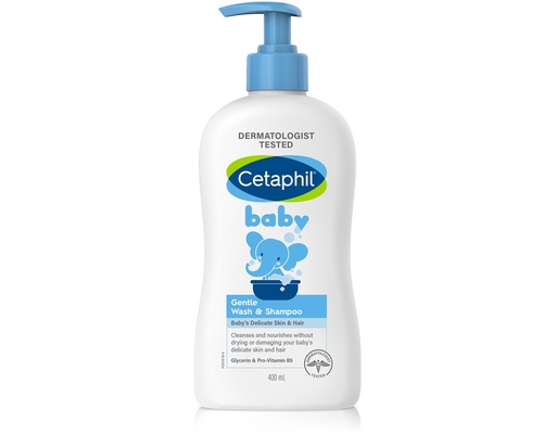 Sữa Tắm Gội Cho Bé Baby Gentle 400ml Cetaphil