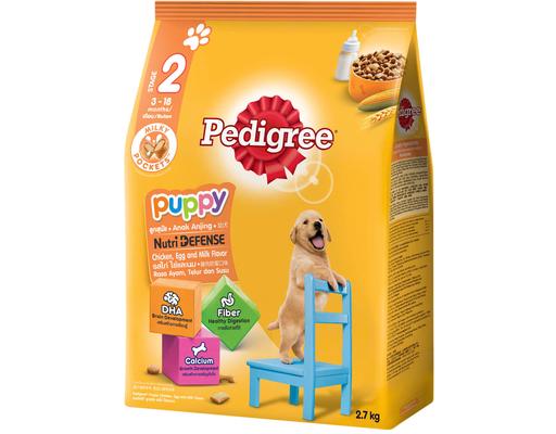 Thức Ăn Cho Chó Con 3-18 Tháng Vị Gà, Trứng & Sữa - 2.7kg Pedigree
