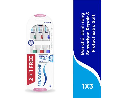 Bàn ChảI Đánh Răng Repair & Protect - 2 + 1 Cây Sensodyne