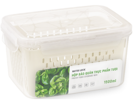 Hộp Bảo Quản Thực Phẩm Tươi 1500ml Duy Tân