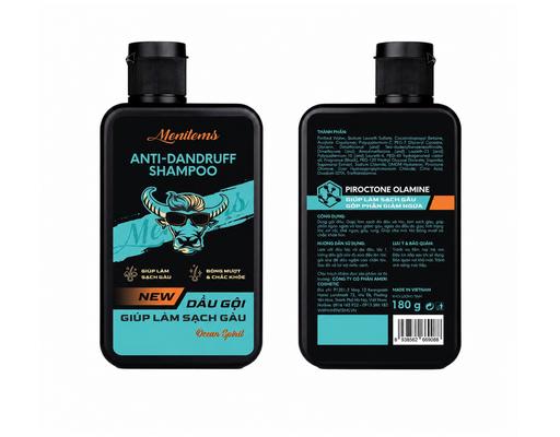 Dầu Gội Nam Dưỡng Tóc Ngăn Gàu Anti-dandruff Shampoo Ocean Spirit 180g Menitems