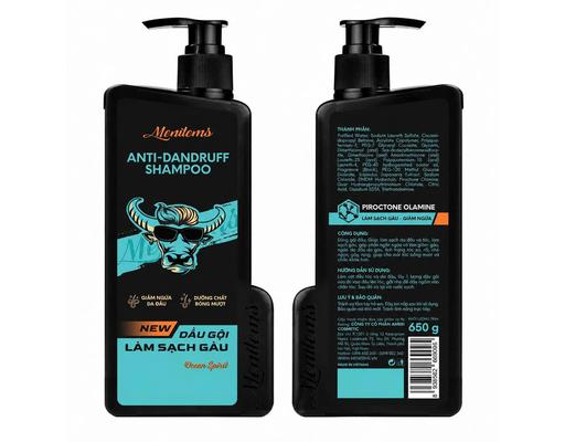 Dầu Gội Nam Dưỡng Tóc Ngăn Gàu Anti-dandruff Shampoo Ocean Spirit 650g Menitems