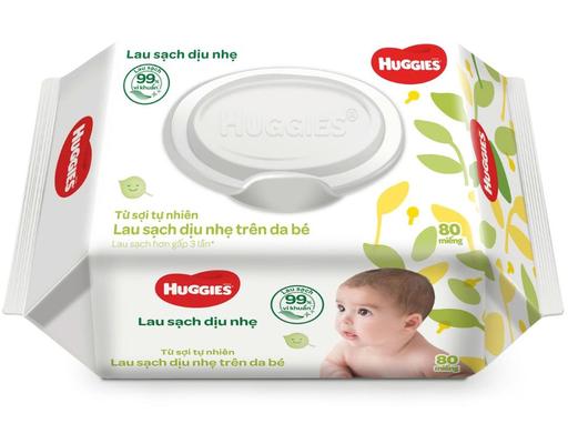 Khăn Giấy Ướt Cho Bé Không Mùi Gold 80 Miếng Huggies