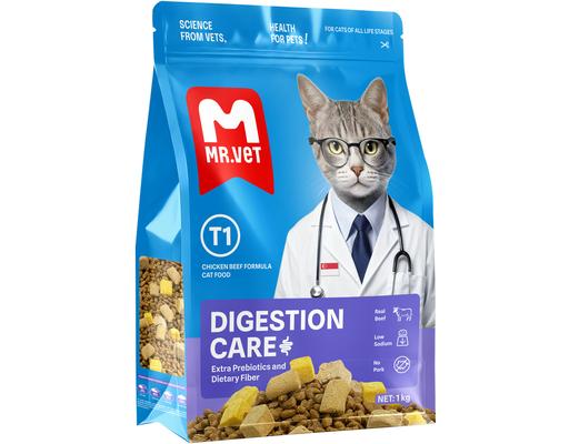 Thức Ăn Dạng Hạt Cho Mèo Vị Gà & Bò T1 1kg Mr. Vet