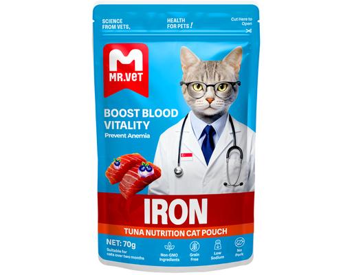 Pate Cho Mèo Vị Cá Ngừ Bổ Máu Tuna 70g Mr. Vet