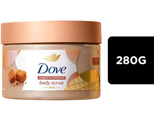 Tẩy Tế Bào Chết Dưỡng Ẩm Toàn Thân Đường Nâu & Hương Dừa 280g Dove