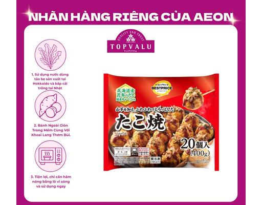 Bánh Takoyaki 400g TOPVALU