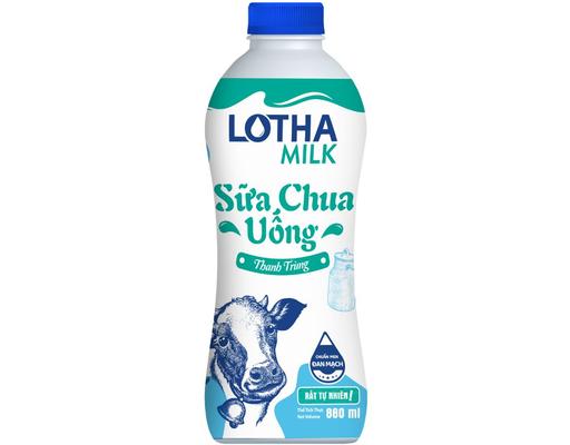 Sữa Yaourt Có Đường 880ml Lothamilk