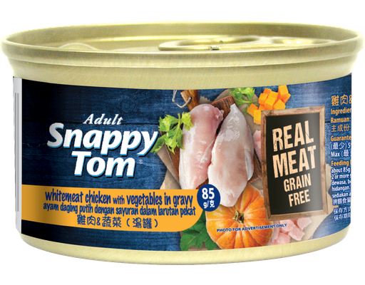 Pate Thịt Gà & Rau Lon 85g Snappy Tom