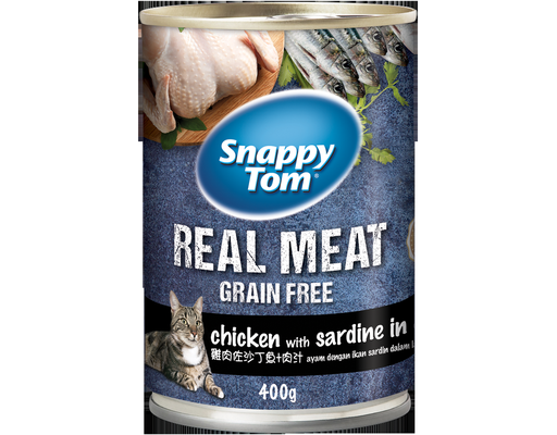 Pate Gà & Cá Trích 400g Snappy Tom