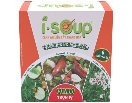 Canh Sấy Thăng Hoa Mix-Combo Trọn Vị 56g ISOUP