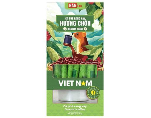 Cà Phê Rang Xay Hương Chồn Có Phin Bản 200g Bản F&B