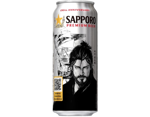Bia Sapporo Premium Lon 500ml Sapporo