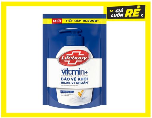 Nước Rửa Tay Sữa Dưỡng Ẩm Chăm Sóc Da 400g Lifebuoy