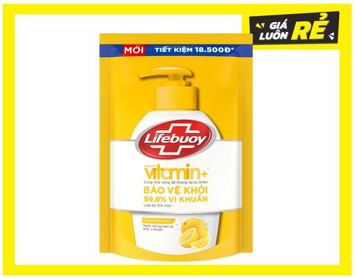 Nước Rửa Tay Chanh Khử Mùi Cho Tay Làm Bếp 400g Lifebuoy
