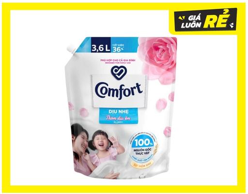 Nước Xả Vải Dịu Nhẹ Thơm Dịu Êm 3.6L Comfort