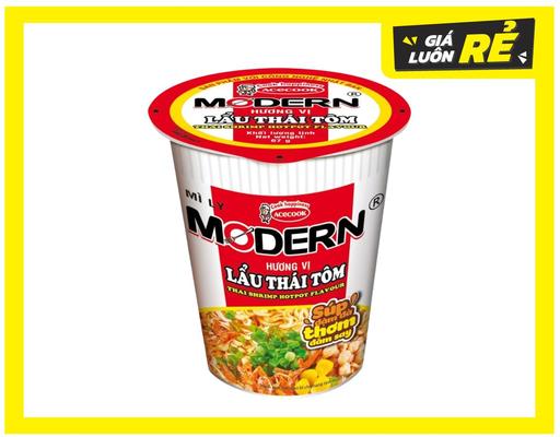 Mì Ly Modern Hương Vị Lẩu Thái Tôm 67g ACECOOK