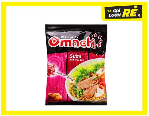 Mì Khoai Tây Omachi Vị Sườn Hầm Ngũ Quả Gói 80G Omachi
