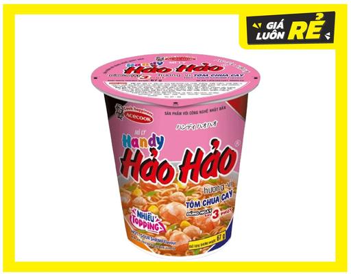 Mì Handy Hảo Hảo Vị Tôm Chua Cay Ly 67G ACECOOK