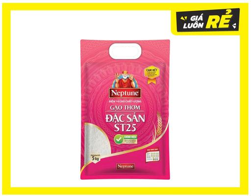 Gạo Thơm Đặc Sản ST25 5kg Neptune