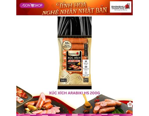 Xúc Xích Arabiki - 200g/gói (8 cây x 25g) SHINSHU