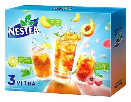 Trà 3 Vị Chanh Đào Vải 100g Nestea
