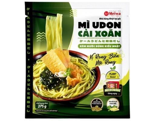 Mì Udon Cải Xoăn Vị Rong Biển Mè Rang Meiwa 275g Hoa Sen Việt