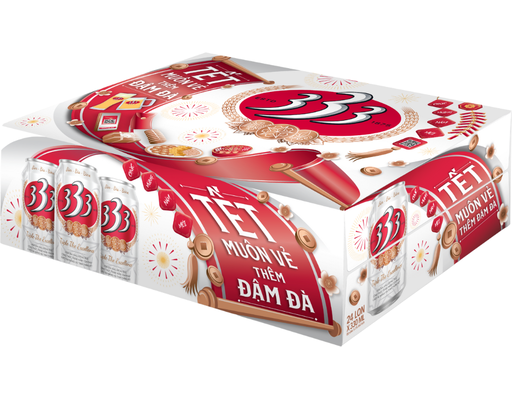 Thùng 24 Lon Bia 333 330ml 333