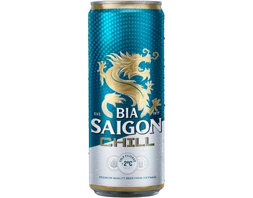 Bia Sài Gòn Chill Sleek Lon 330ml Sài Gòn