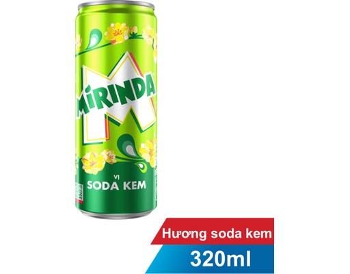 Nước Ngọt Vị Soda Kem 330ml Mirinda