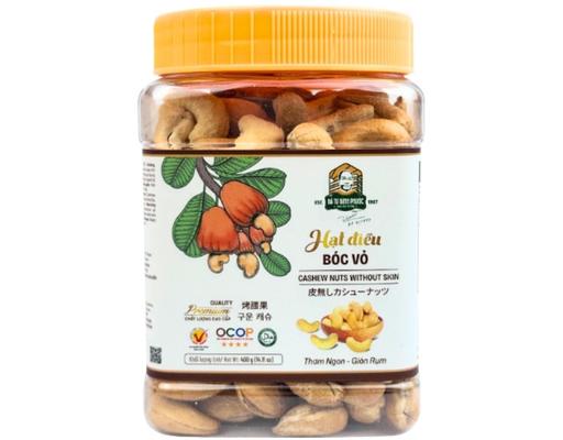 Hạt Điều Bóc Vỏ Hộp 400g Bà Tư