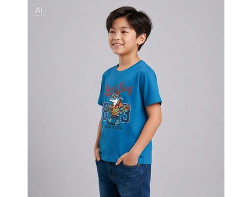 Áo Thun Bé Trai Sun Surf Màu Da L'orso