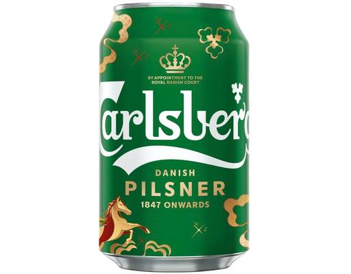 Bia Carlsberg Danish Pilsner Lon 330ml Carlsberg