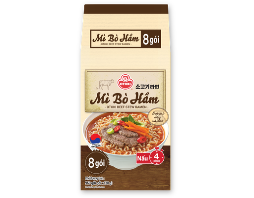 Mì Bò Hầm 8 x 120g Otoki