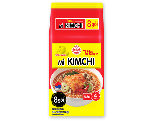 Lốc 8 Gói Mì Kim Chi 120g Otoki